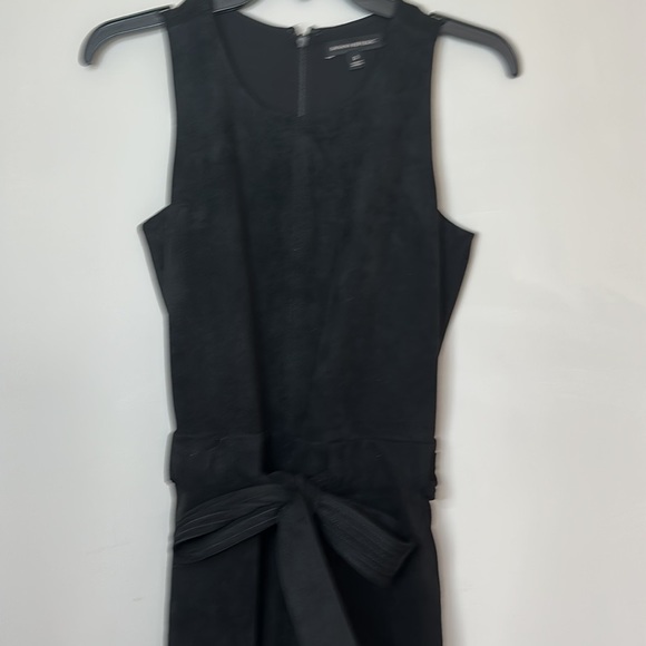 Banana Republic Vegan suede Belt Wide leg Crop romper pockets women size 0 - Picture 4 of 8